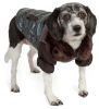 Ultra Fur 'Track-Collared' Metallic Pet Jacket